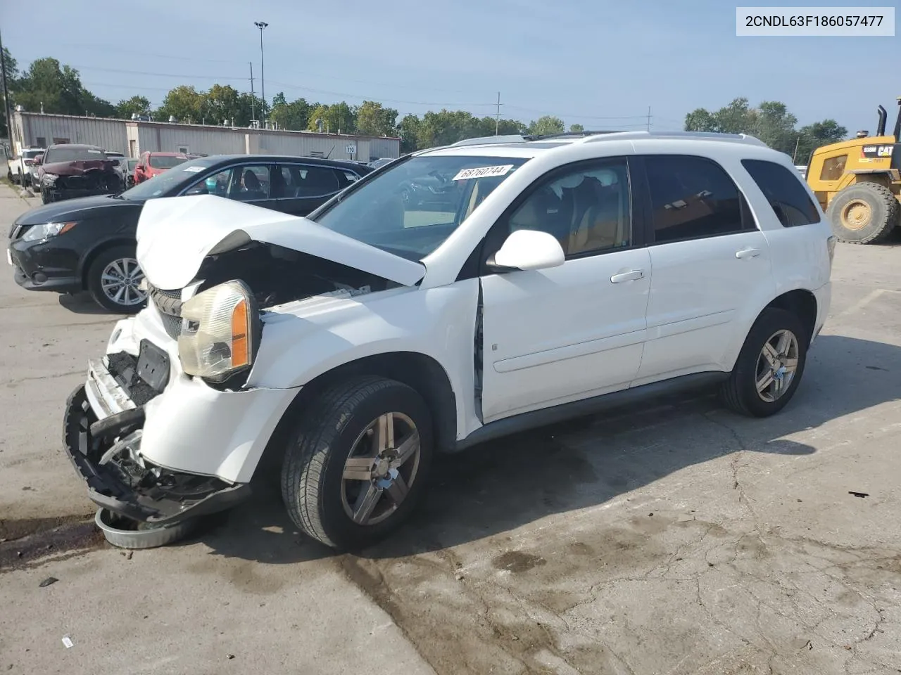 2008 Chevrolet Equinox Lt VIN: 2CNDL63F186057477 Lot: 68760744