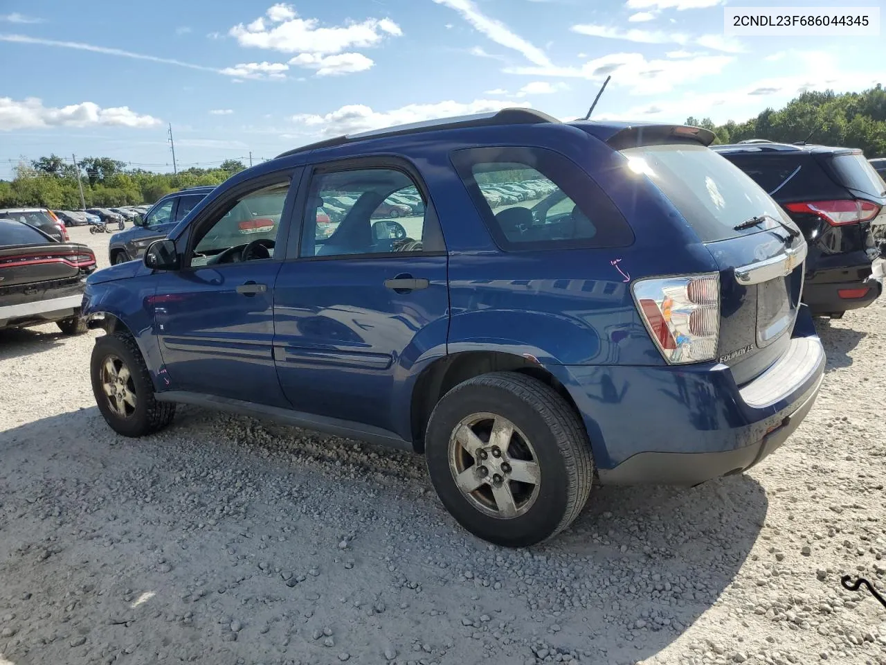 2CNDL23F686044345 2008 Chevrolet Equinox Ls