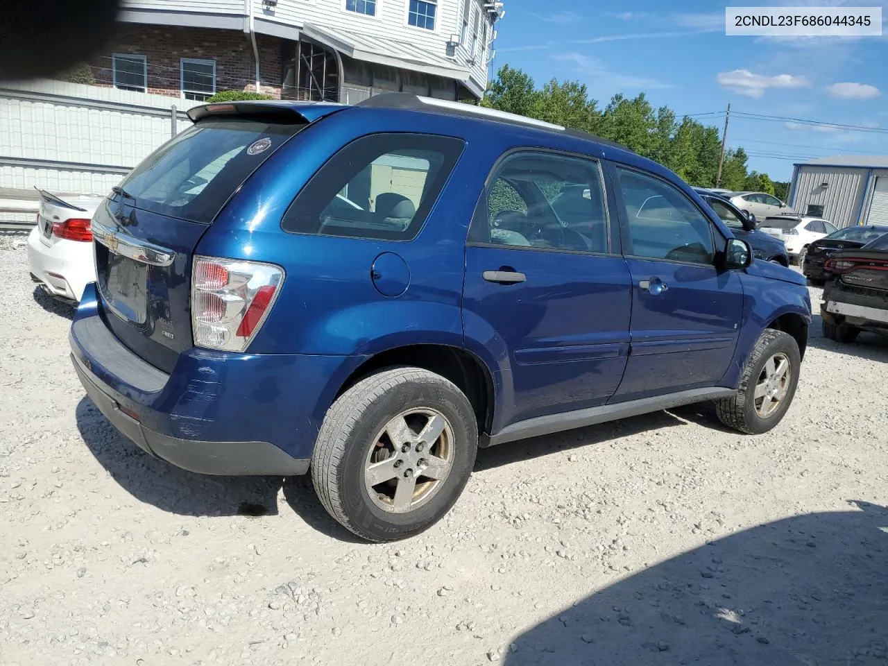 2CNDL23F686044345 2008 Chevrolet Equinox Ls