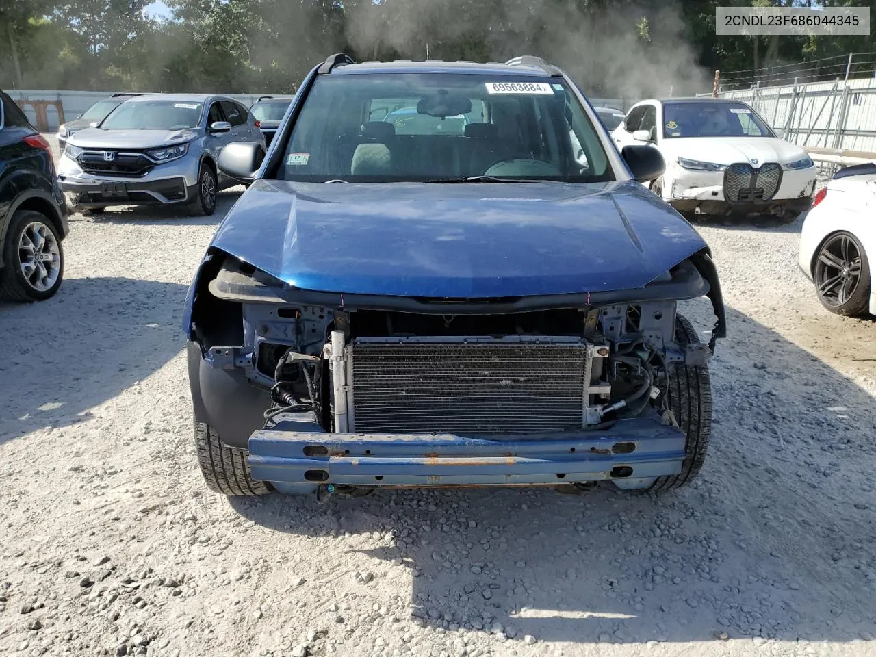 2CNDL23F686044345 2008 Chevrolet Equinox Ls