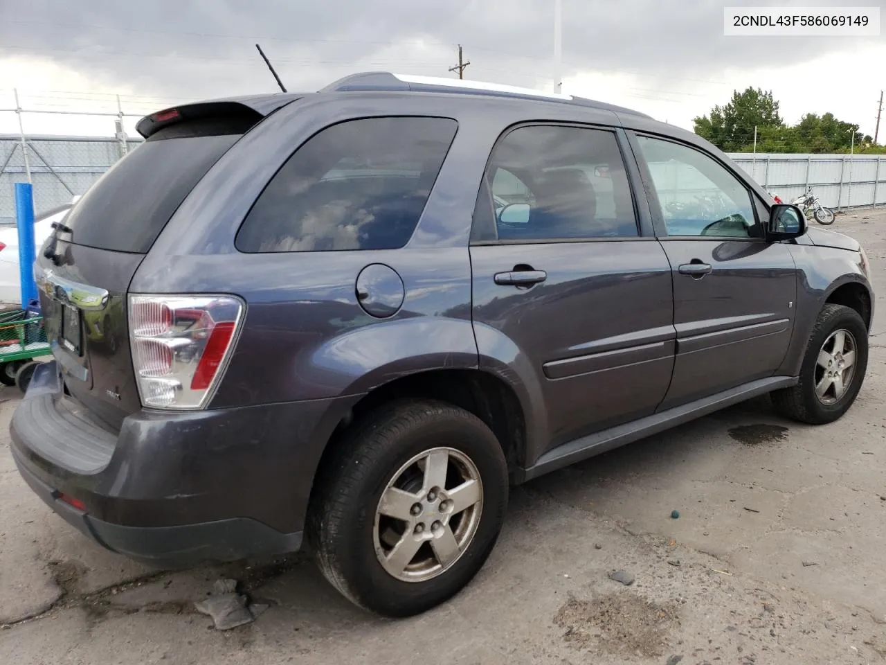 2008 Chevrolet Equinox Lt VIN: 2CNDL43F586069149 Lot: 69716874