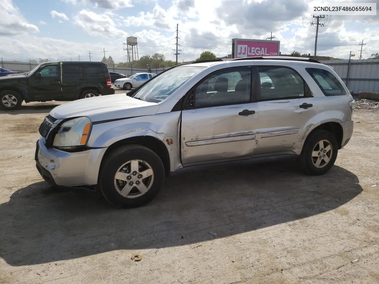 2008 Chevrolet Equinox Ls VIN: 2CNDL23F486065694 Lot: 70262854