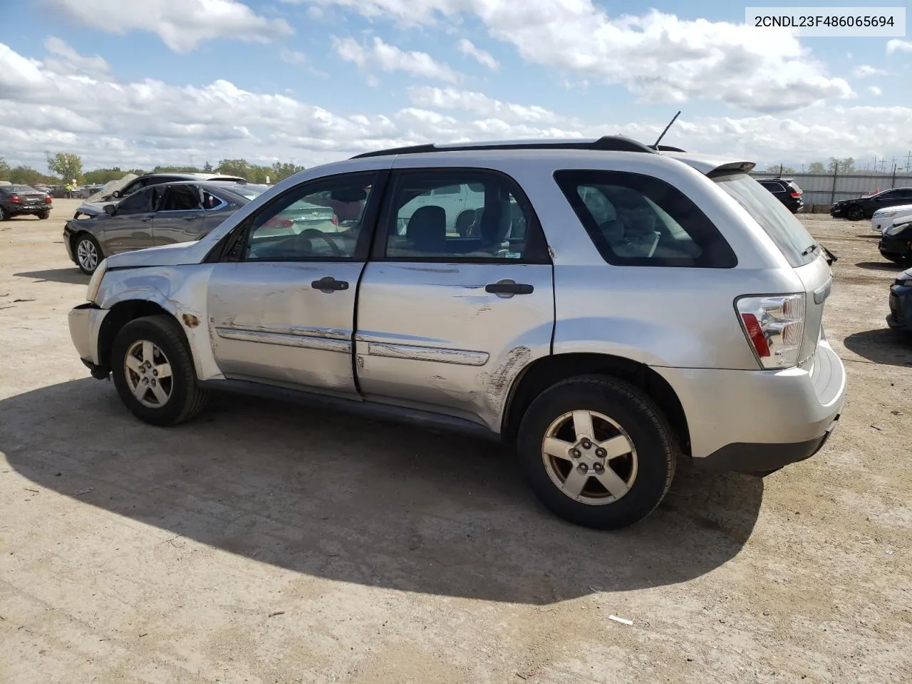 2008 Chevrolet Equinox Ls VIN: 2CNDL23F486065694 Lot: 70262854