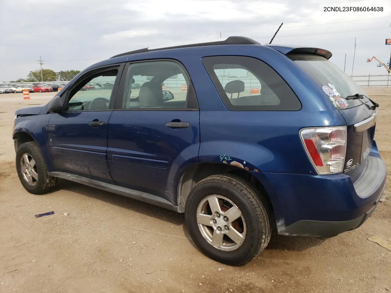 2008 Chevrolet Equinox Ls VIN: 2CNDL23F086064638 Lot: 70818634