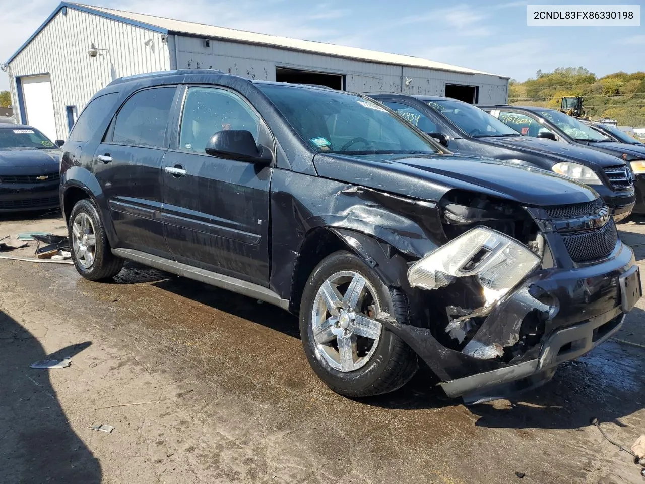 2008 Chevrolet Equinox Ltz VIN: 2CNDL83FX86330198 Lot: 71118944