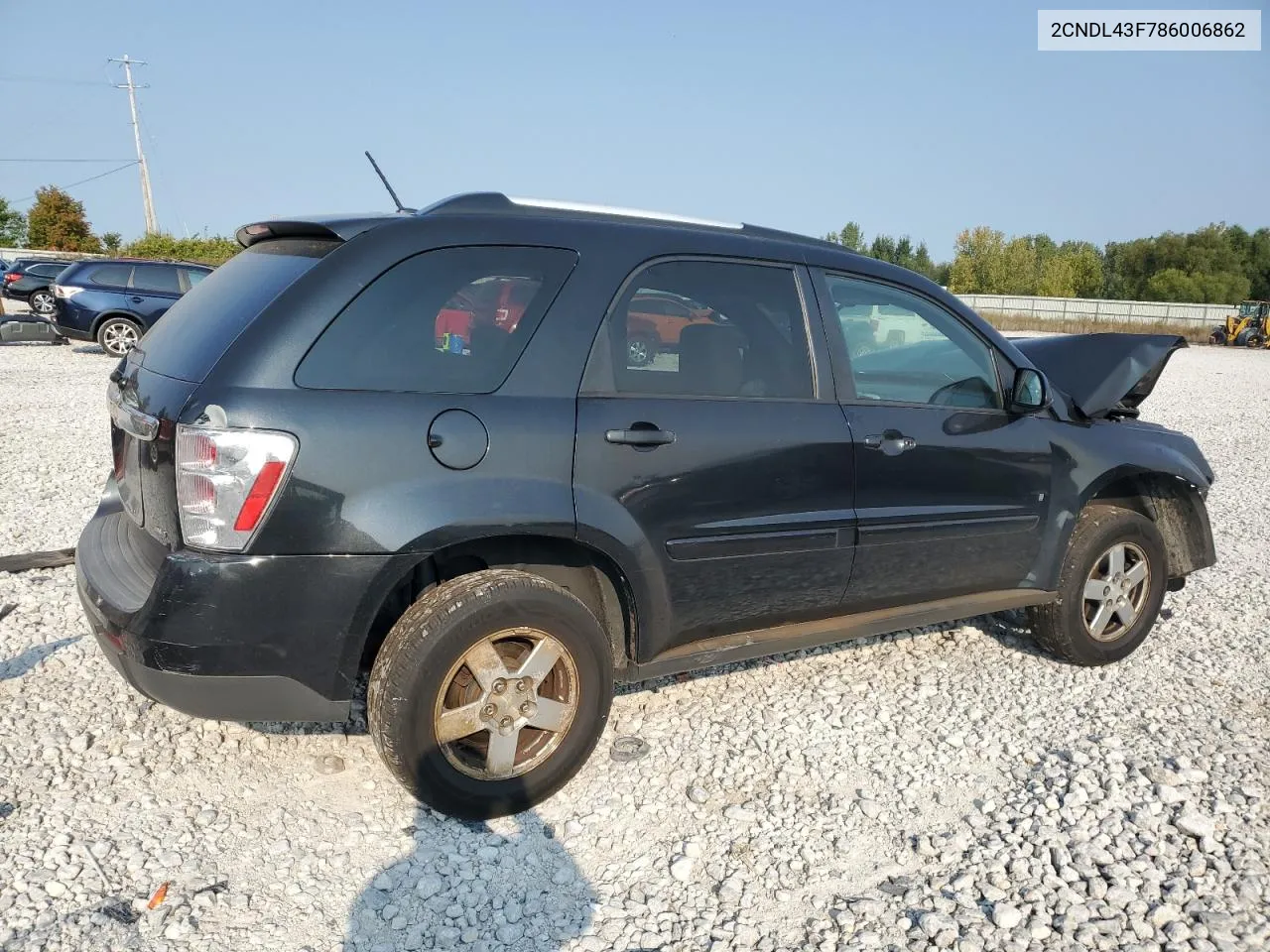 2CNDL43F786006862 2008 Chevrolet Equinox Lt