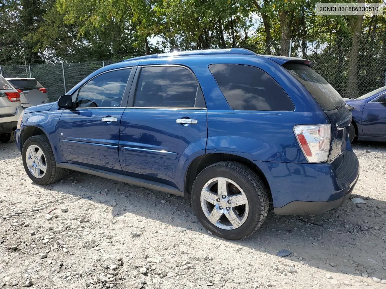 2008 Chevrolet Equinox Ltz VIN: 2CNDL83F886330510 Lot: 71367184