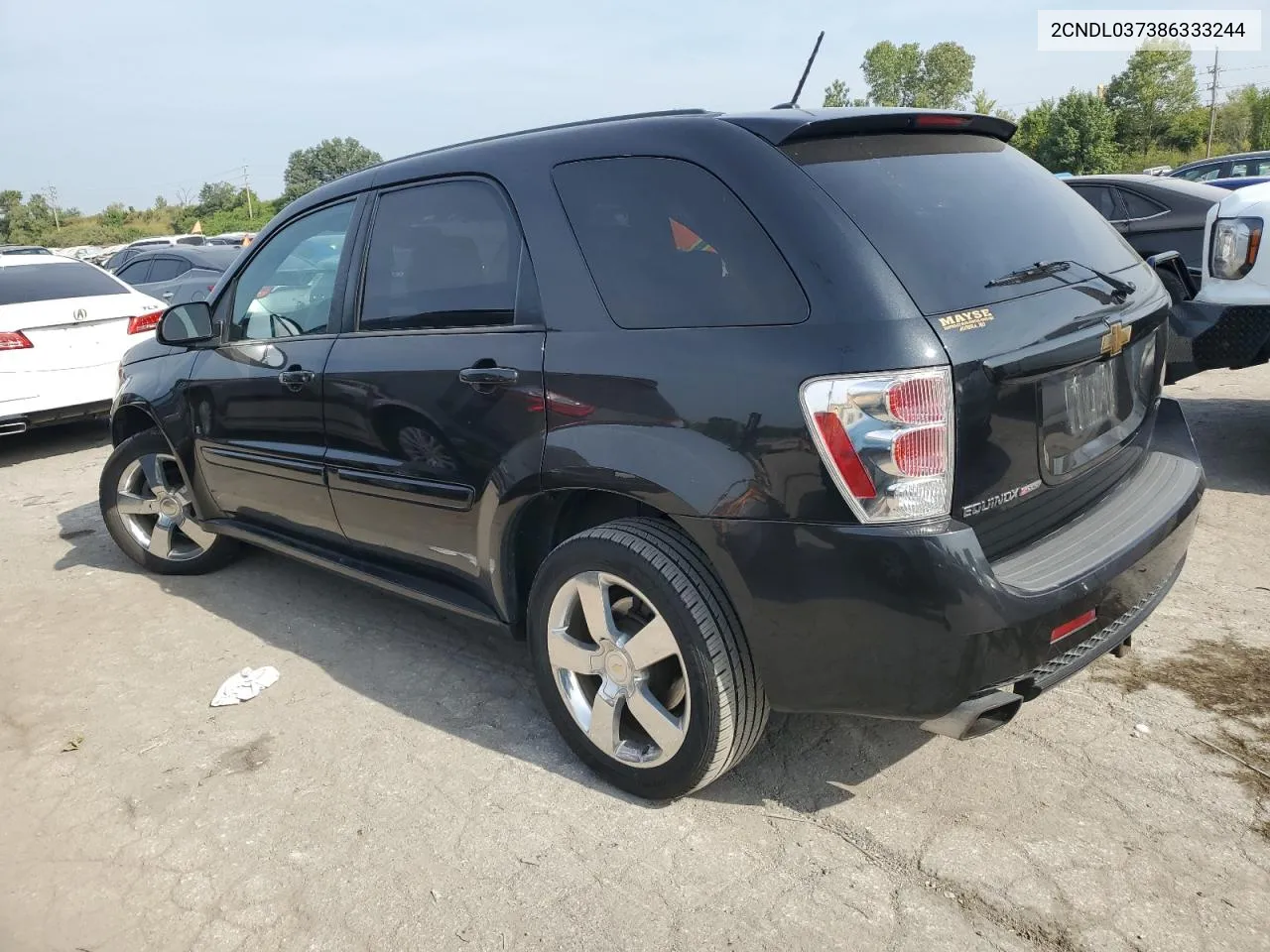 2008 Chevrolet Equinox Sport VIN: 2CNDL037386333244 Lot: 71442344