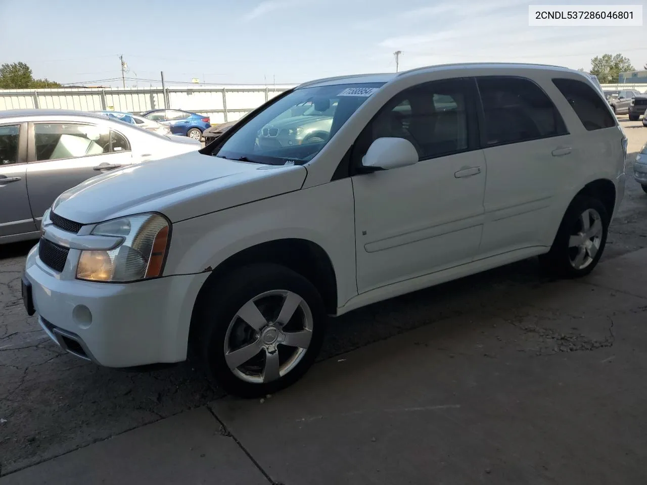 2008 Chevrolet Equinox Sport VIN: 2CNDL537286046801 Lot: 71588954