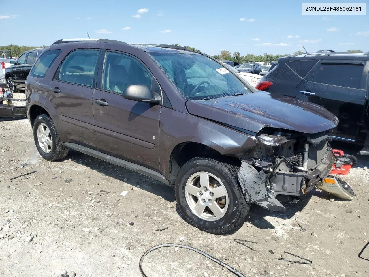 2008 Chevrolet Equinox Ls VIN: 2CNDL23F486062181 Lot: 71632014