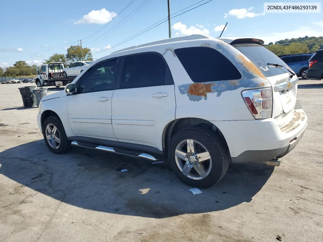 2008 Chevrolet Equinox Lt VIN: 2CNDL43F486293139 Lot: 72417854