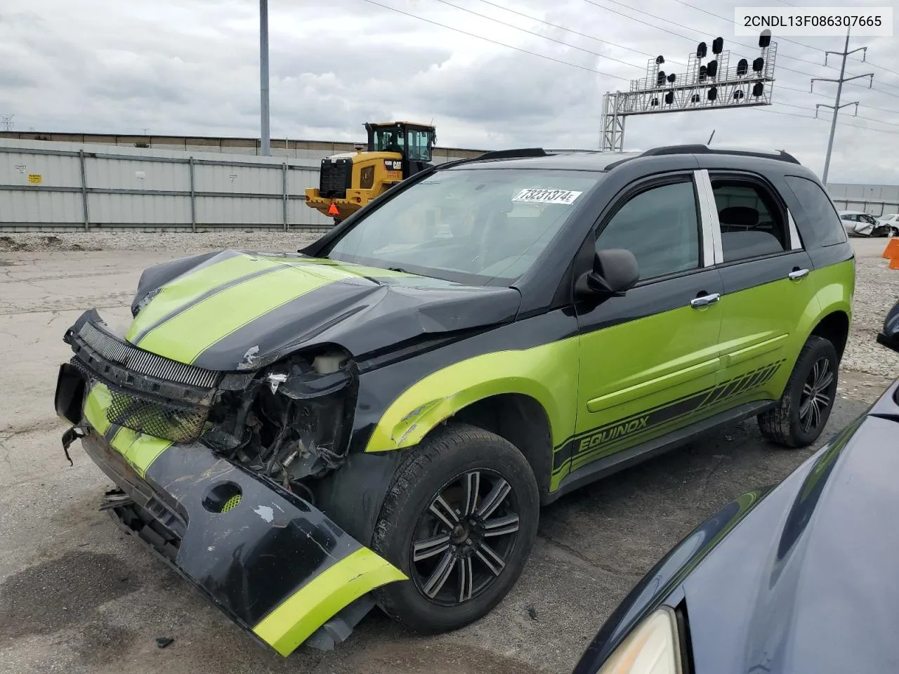 2CNDL13F086307665 2008 Chevrolet Equinox Ls