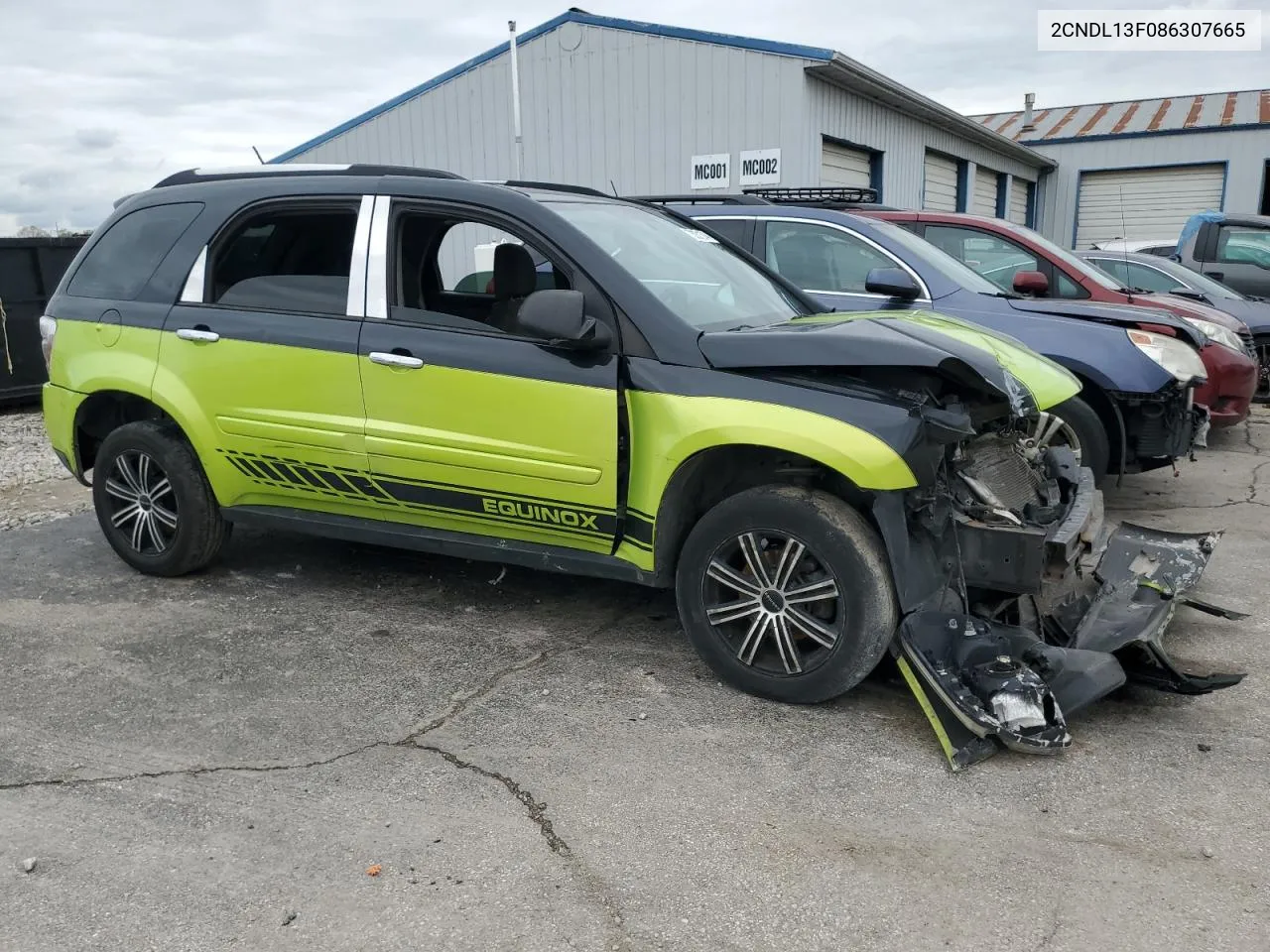 2008 Chevrolet Equinox Ls VIN: 2CNDL13F086307665 Lot: 73231374