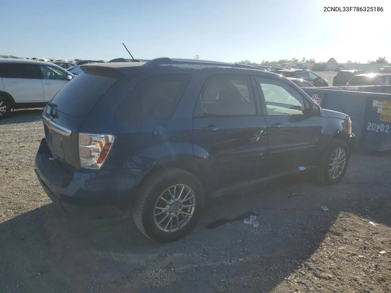 2008 Chevrolet Equinox Lt VIN: 2CNDL33F786325186 Lot: 73670304