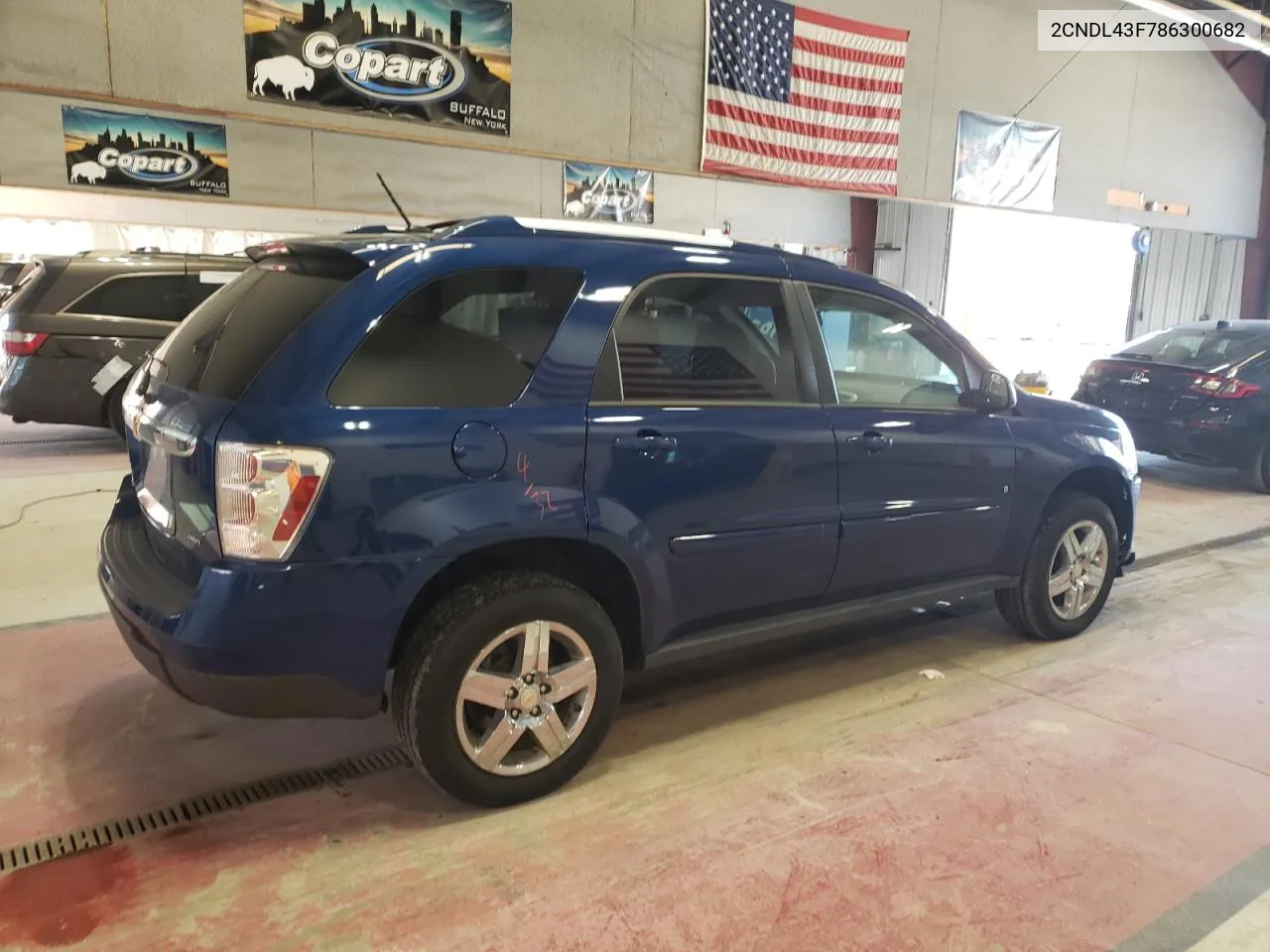 2008 Chevrolet Equinox Lt VIN: 2CNDL43F786300682 Lot: 74498484