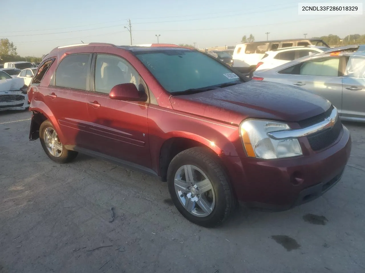 2CNDL33F286018329 2008 Chevrolet Equinox Lt