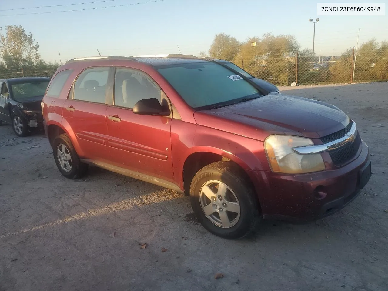 2008 Chevrolet Equinox Ls VIN: 2CNDL23F686049948 Lot: 74608884