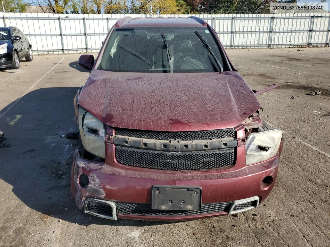 2008 Chevrolet Equinox Sport VIN: 2CNDL537586008740 Lot: 75331144