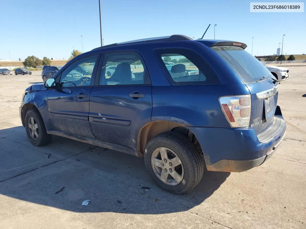 2008 Chevrolet Equinox Ls VIN: 2CNDL23F686018389 Lot: 75450054