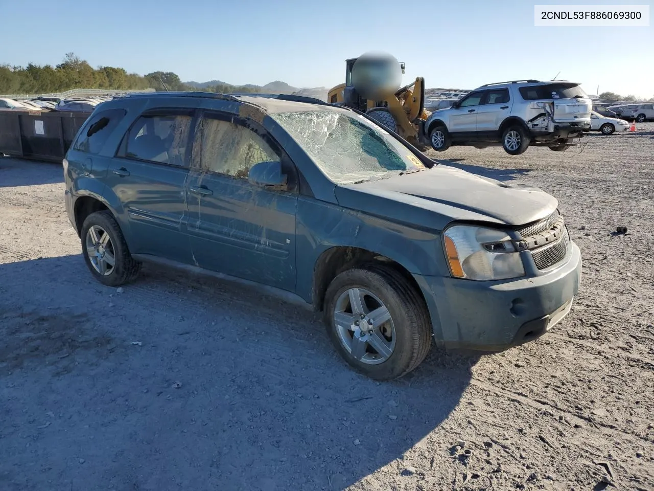 2CNDL53F886069300 2008 Chevrolet Equinox Lt