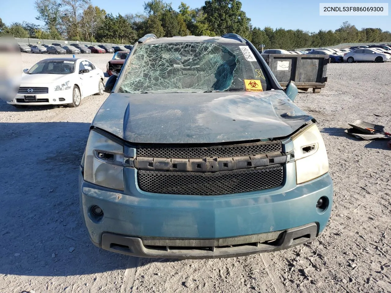 2008 Chevrolet Equinox Lt VIN: 2CNDL53F886069300 Lot: 75475164