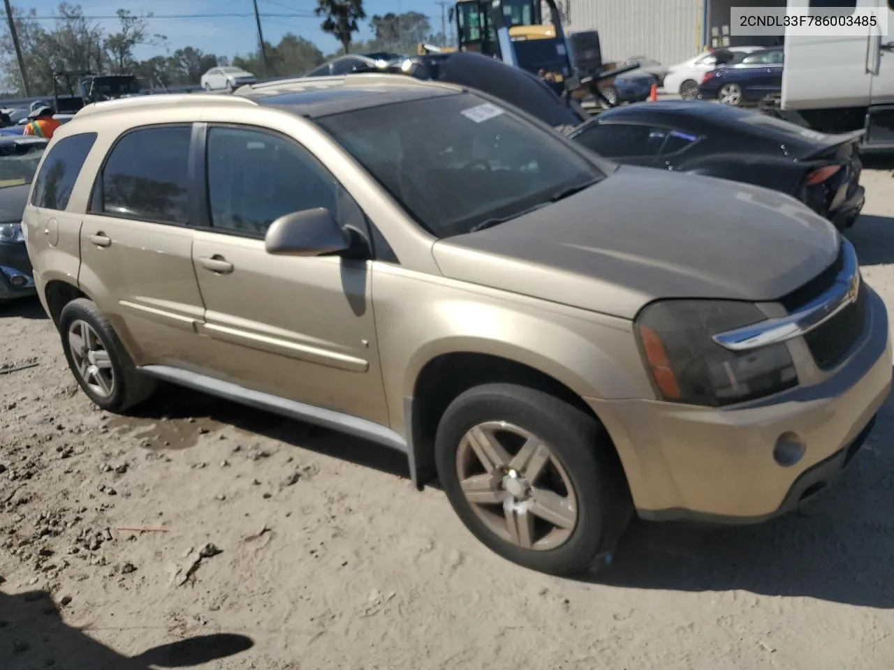 2008 Chevrolet Equinox Lt VIN: 2CNDL33F786003485 Lot: 76271894