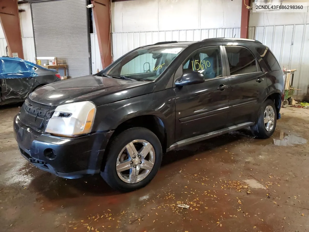 2008 Chevrolet Equinox Lt VIN: 2CNDL43F686298360 Lot: 76607074