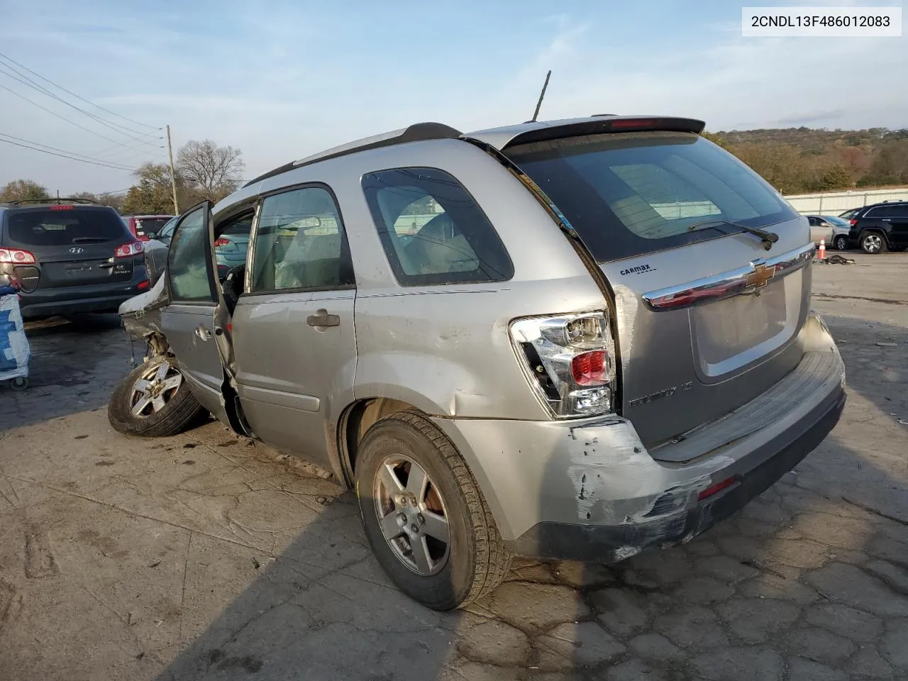 2008 Chevrolet Equinox Ls VIN: 2CNDL13F486012083 Lot: 78367104