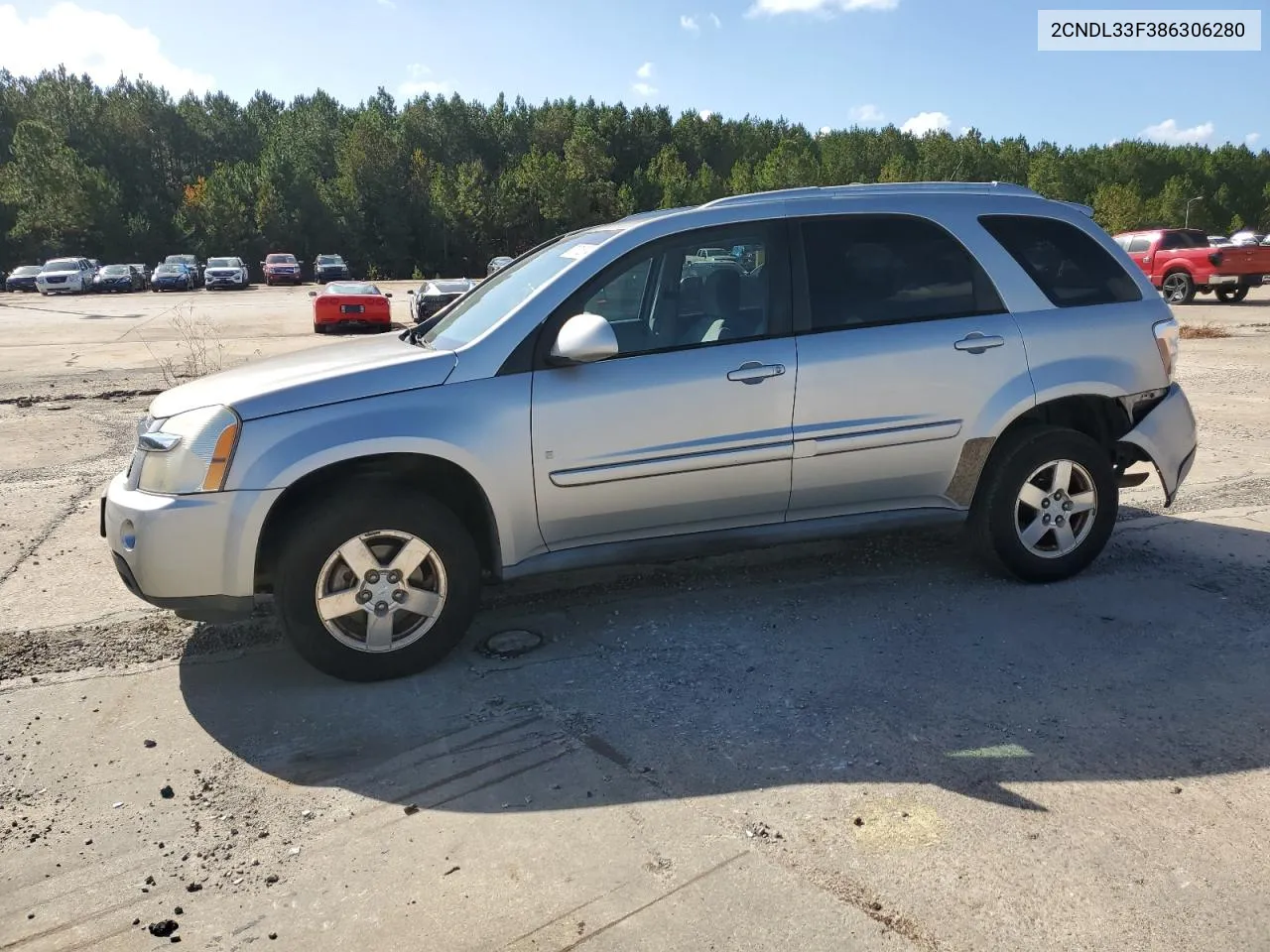 2008 Chevrolet Equinox Lt VIN: 2CNDL33F386306280 Lot: 78712874