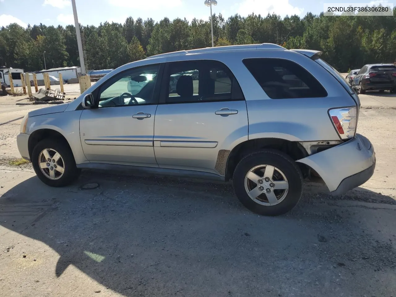 2008 Chevrolet Equinox Lt VIN: 2CNDL33F386306280 Lot: 78712874