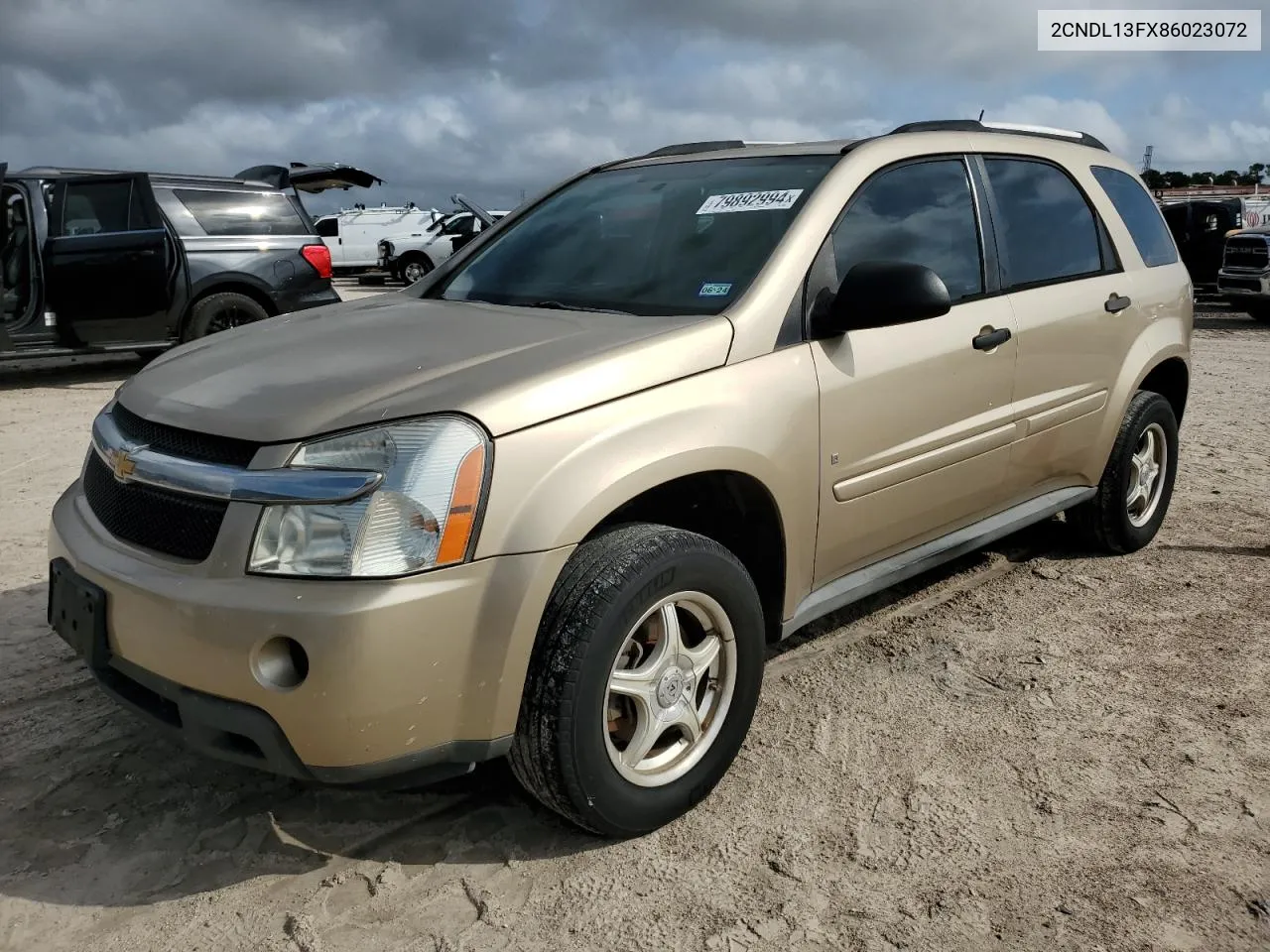 2008 Chevrolet Equinox Ls VIN: 2CNDL13FX86023072 Lot: 79892994