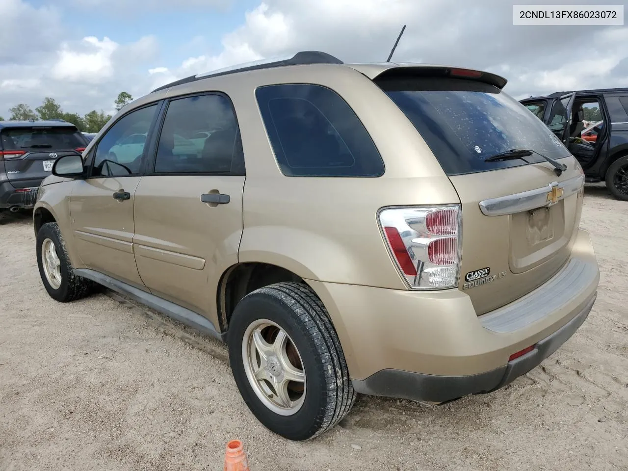 2008 Chevrolet Equinox Ls VIN: 2CNDL13FX86023072 Lot: 79892994