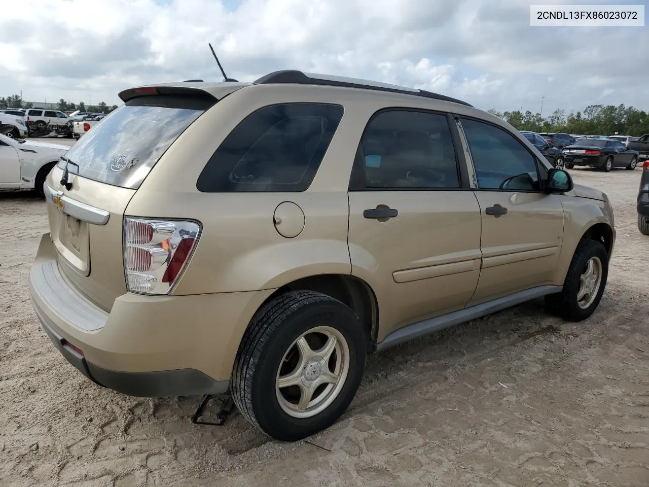 2008 Chevrolet Equinox Ls VIN: 2CNDL13FX86023072 Lot: 79892994