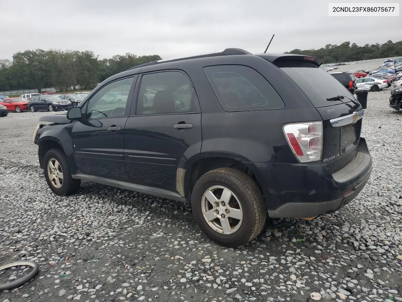 2008 Chevrolet Equinox Ls VIN: 2CNDL23FX86075677 Lot: 80251074