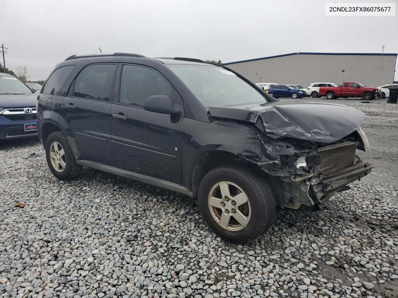 2008 Chevrolet Equinox Ls VIN: 2CNDL23FX86075677 Lot: 80251074