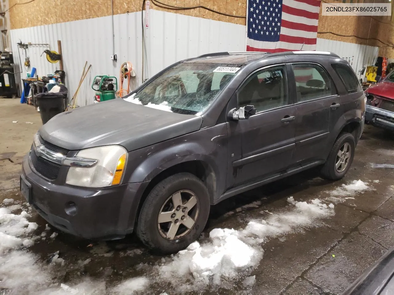 2008 Chevrolet Equinox Ls VIN: 2CNDL23FX86025765 Lot: 80511744