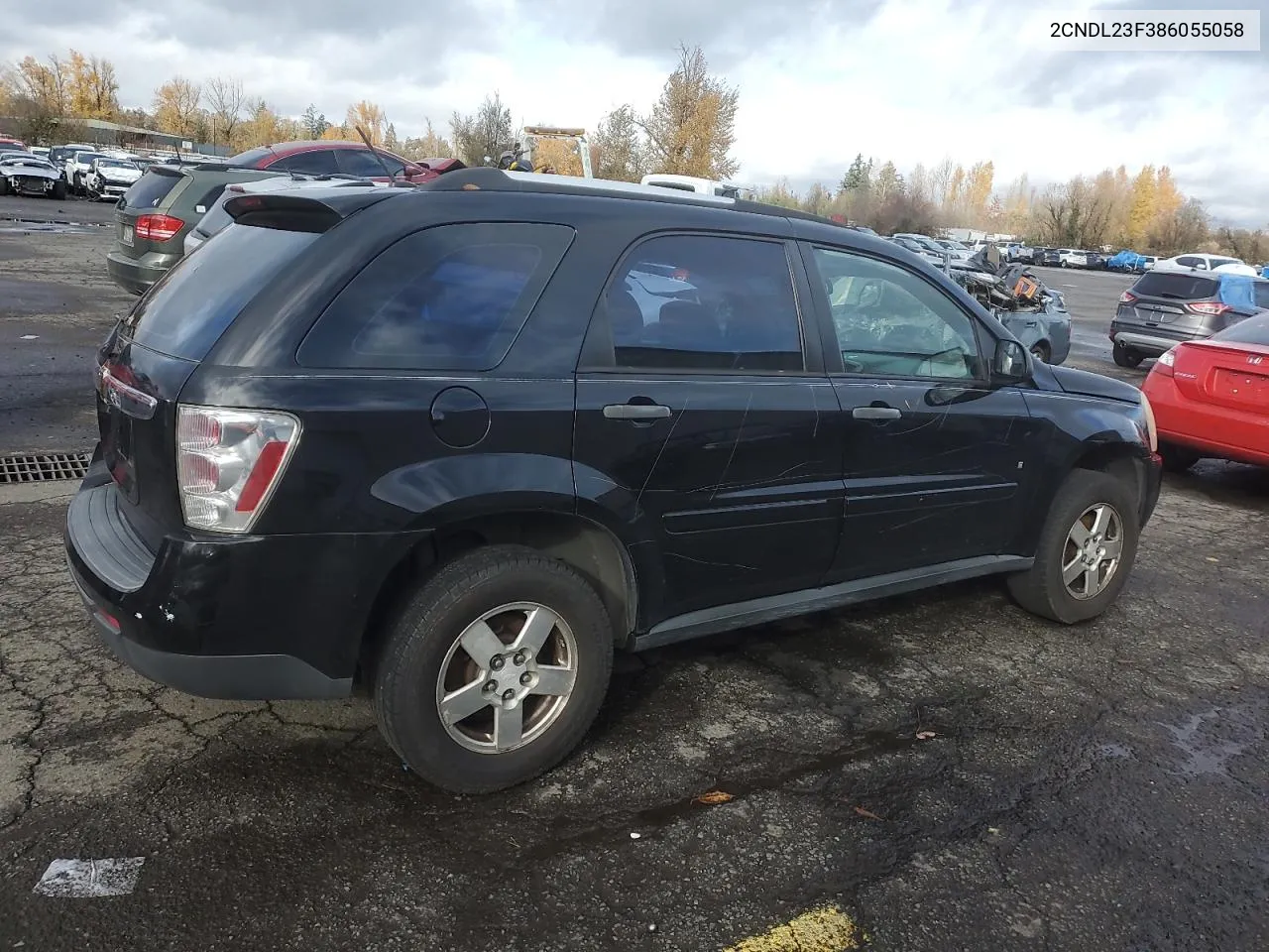 2008 Chevrolet Equinox Ls VIN: 2CNDL23F386055058 Lot: 81097464