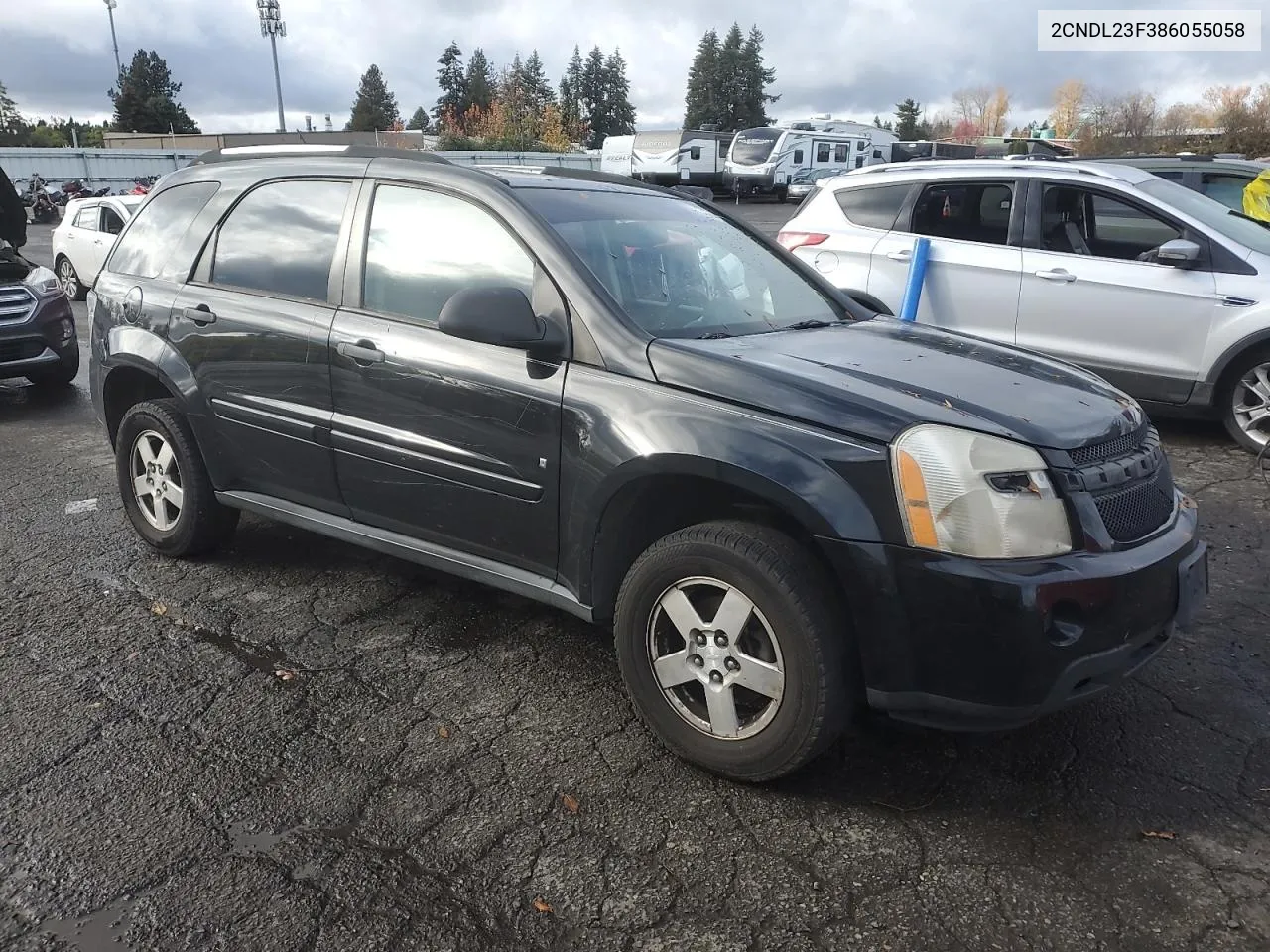 2008 Chevrolet Equinox Ls VIN: 2CNDL23F386055058 Lot: 81097464