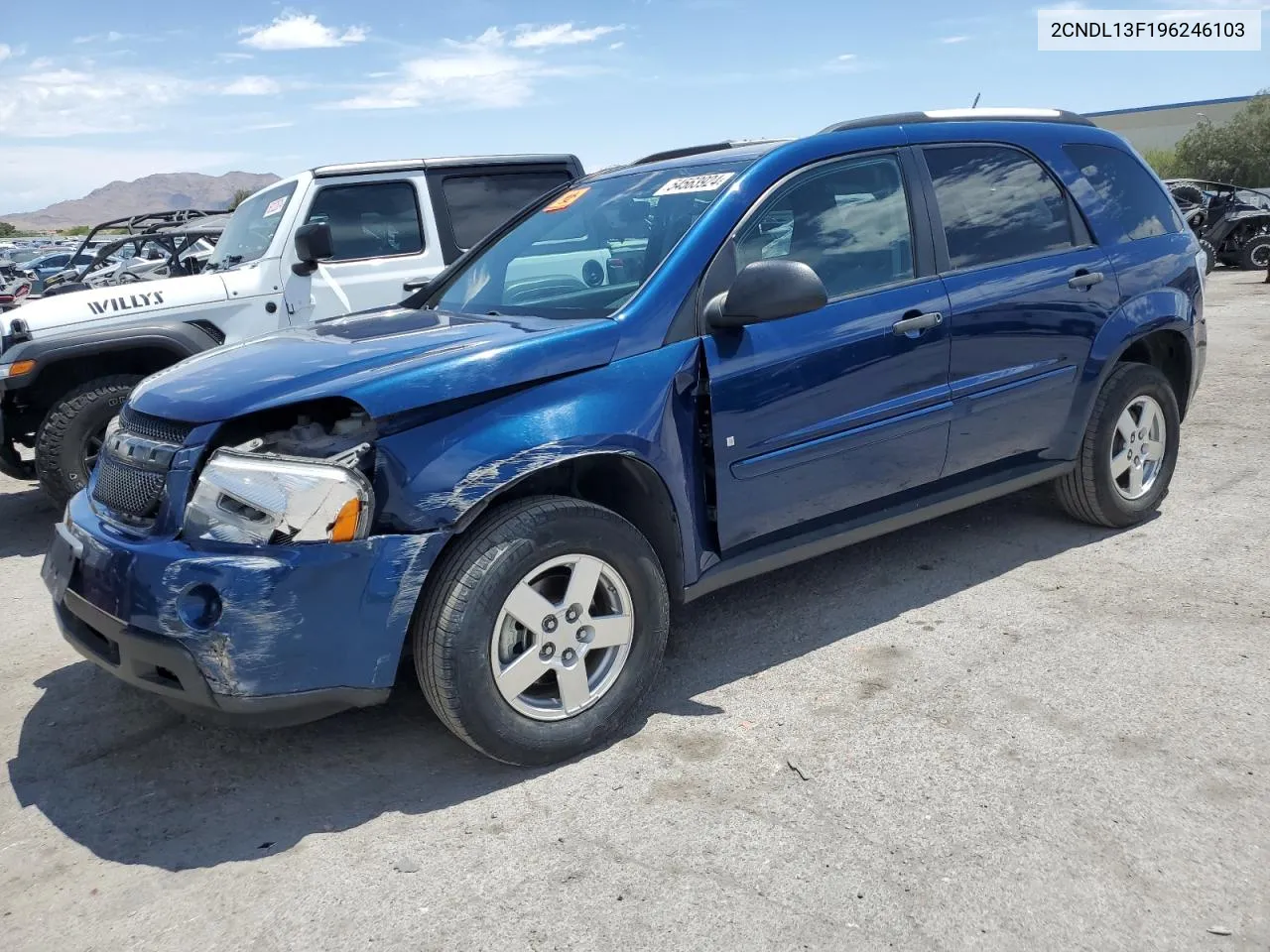 2009 Chevrolet Equinox Ls VIN: 2CNDL13F196246103 Lot: 54563924