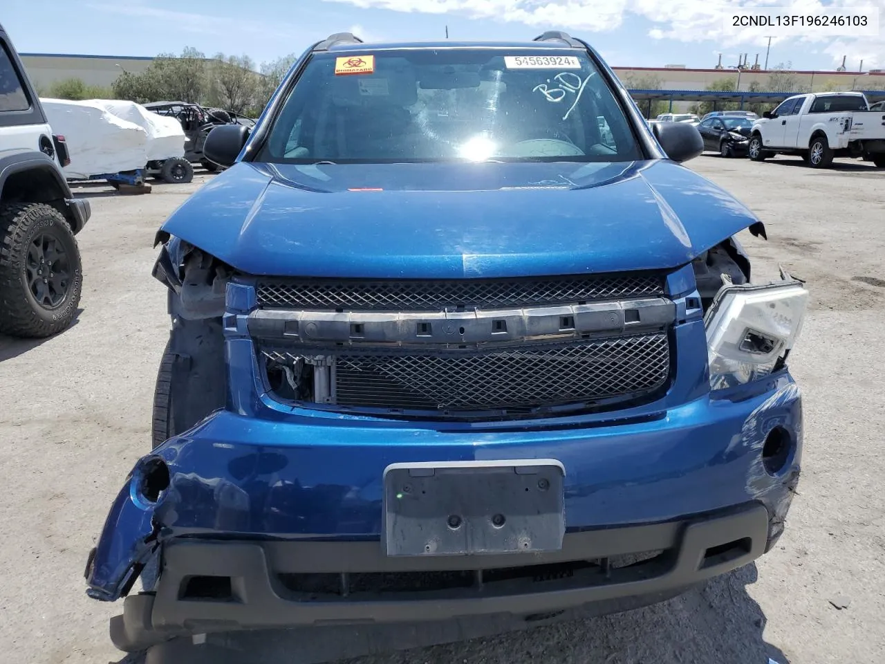 2009 Chevrolet Equinox Ls VIN: 2CNDL13F196246103 Lot: 54563924