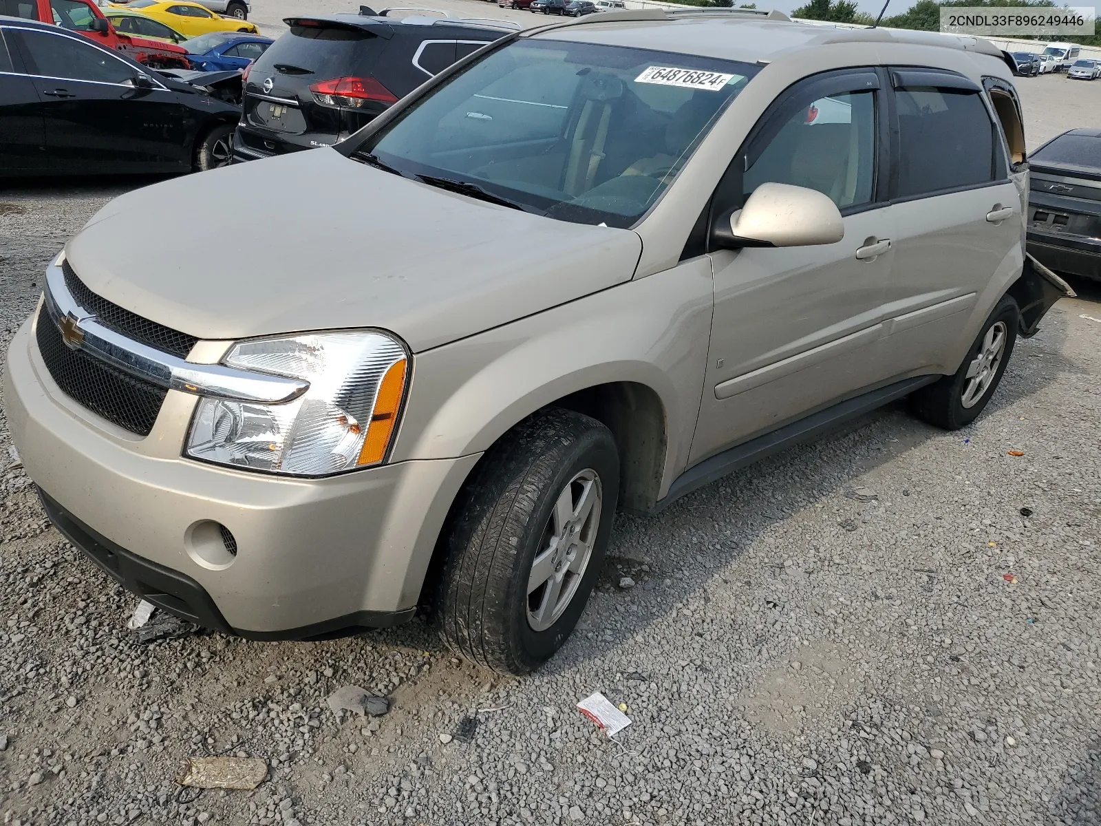 2009 Chevrolet Equinox Lt VIN: 2CNDL33F896249446 Lot: 64876824