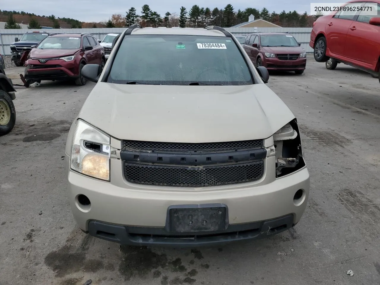 2009 Chevrolet Equinox Ls VIN: 2CNDL23F896254771 Lot: 78304484