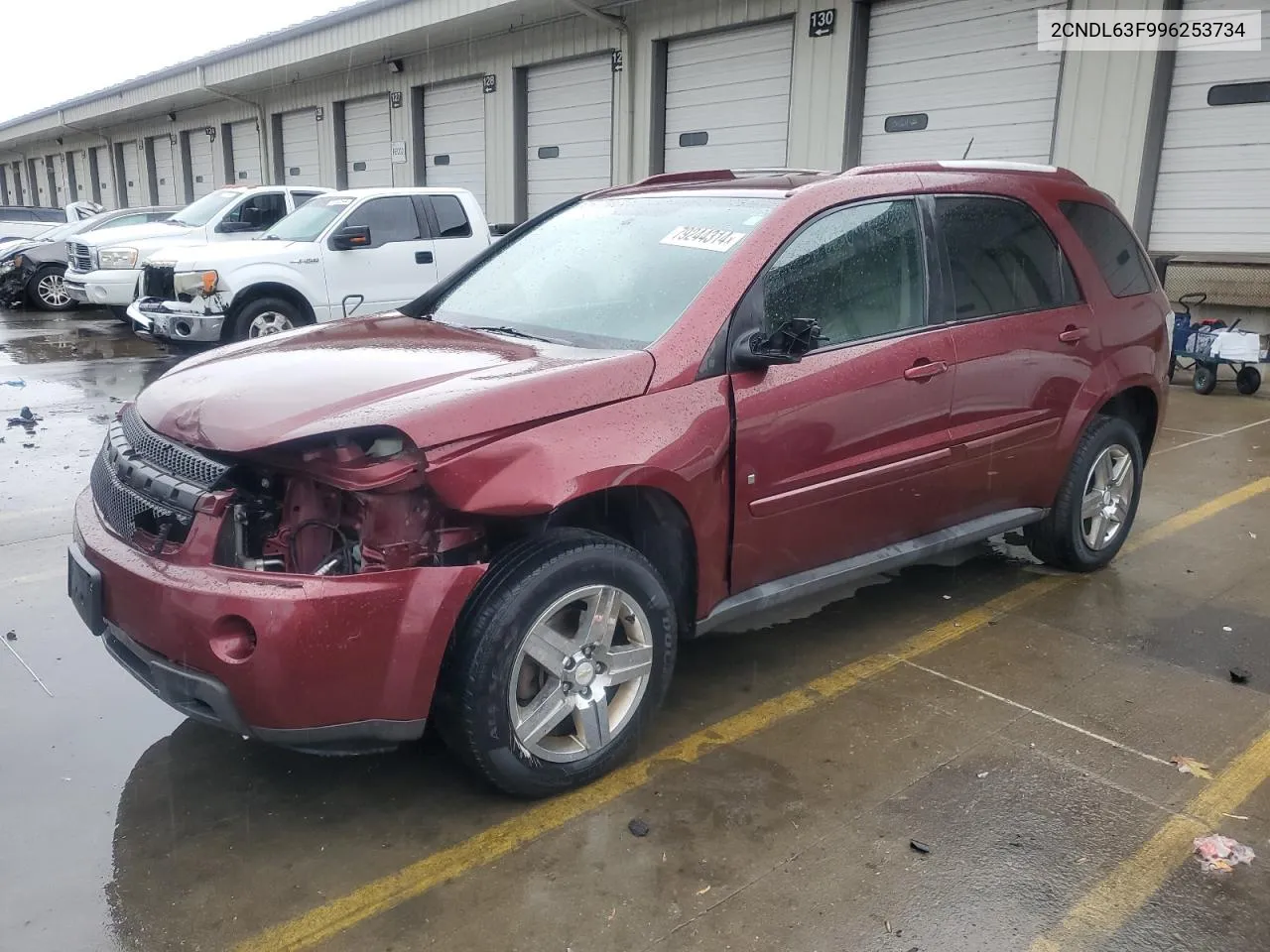 2009 Chevrolet Equinox Lt VIN: 2CNDL63F996253734 Lot: 79244314