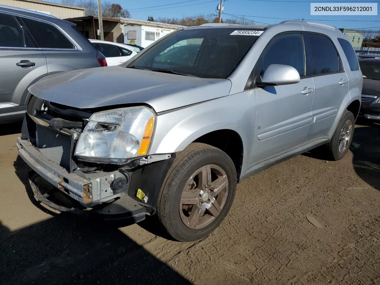 2009 Chevrolet Equinox Lt VIN: 2CNDL33F596212001 Lot: 79385234