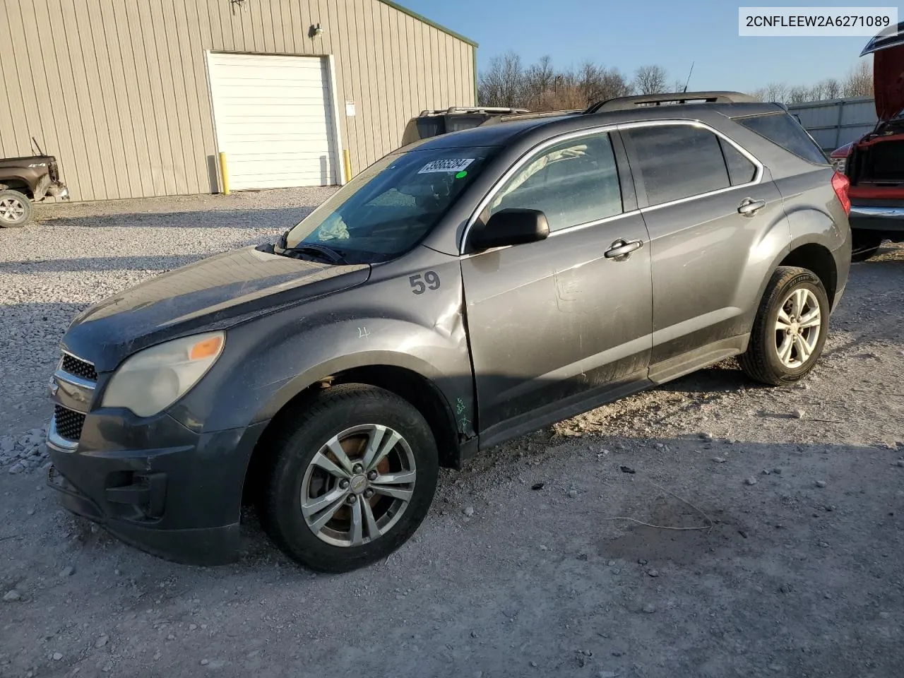 2010 Chevrolet Equinox Lt VIN: 2CNFLEEW2A6271089 Lot: 39865284