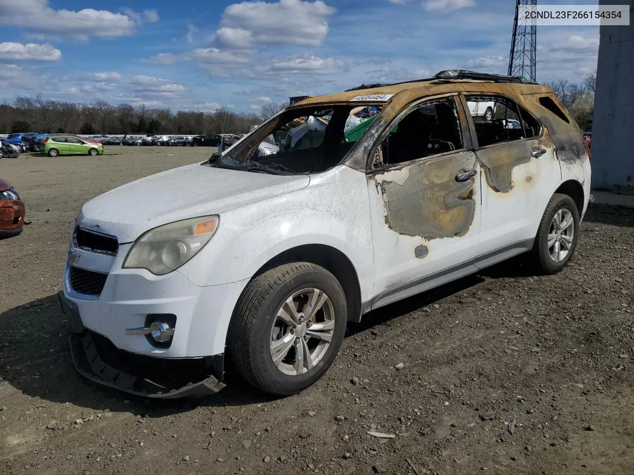 2CNDL23F266154354 2010 Chevrolet Equinox Ls