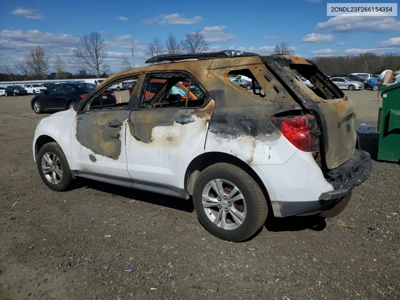 2CNDL23F266154354 2010 Chevrolet Equinox Ls