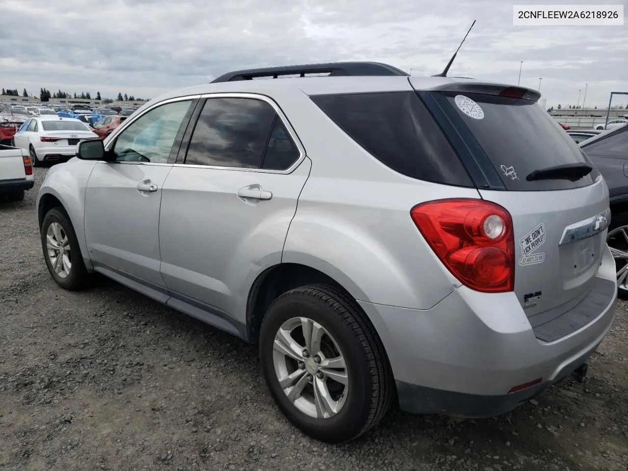 2010 Chevrolet Equinox Lt VIN: 2CNFLEEW2A6218926 Lot: 45376944