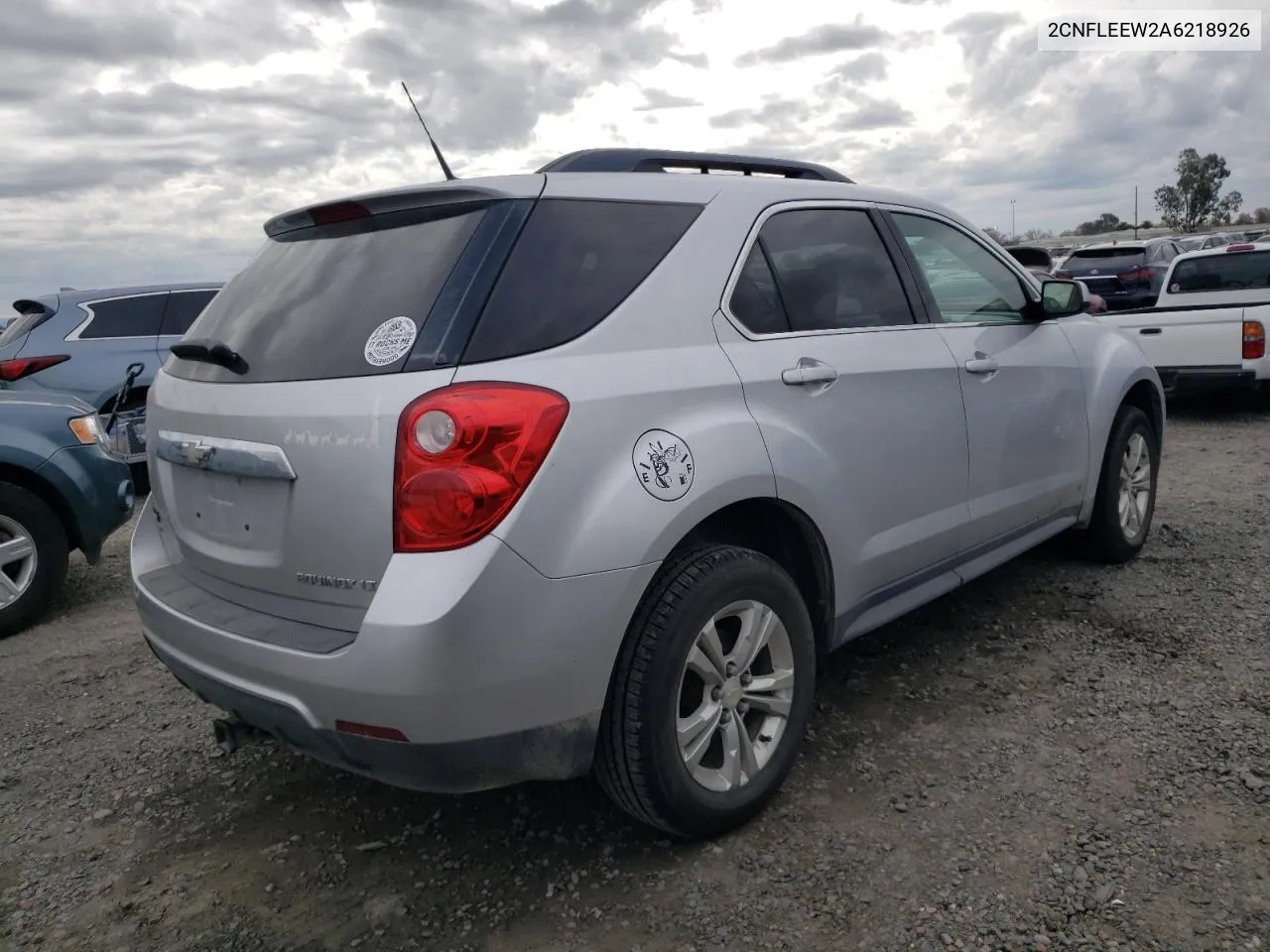 2010 Chevrolet Equinox Lt VIN: 2CNFLEEW2A6218926 Lot: 45376944