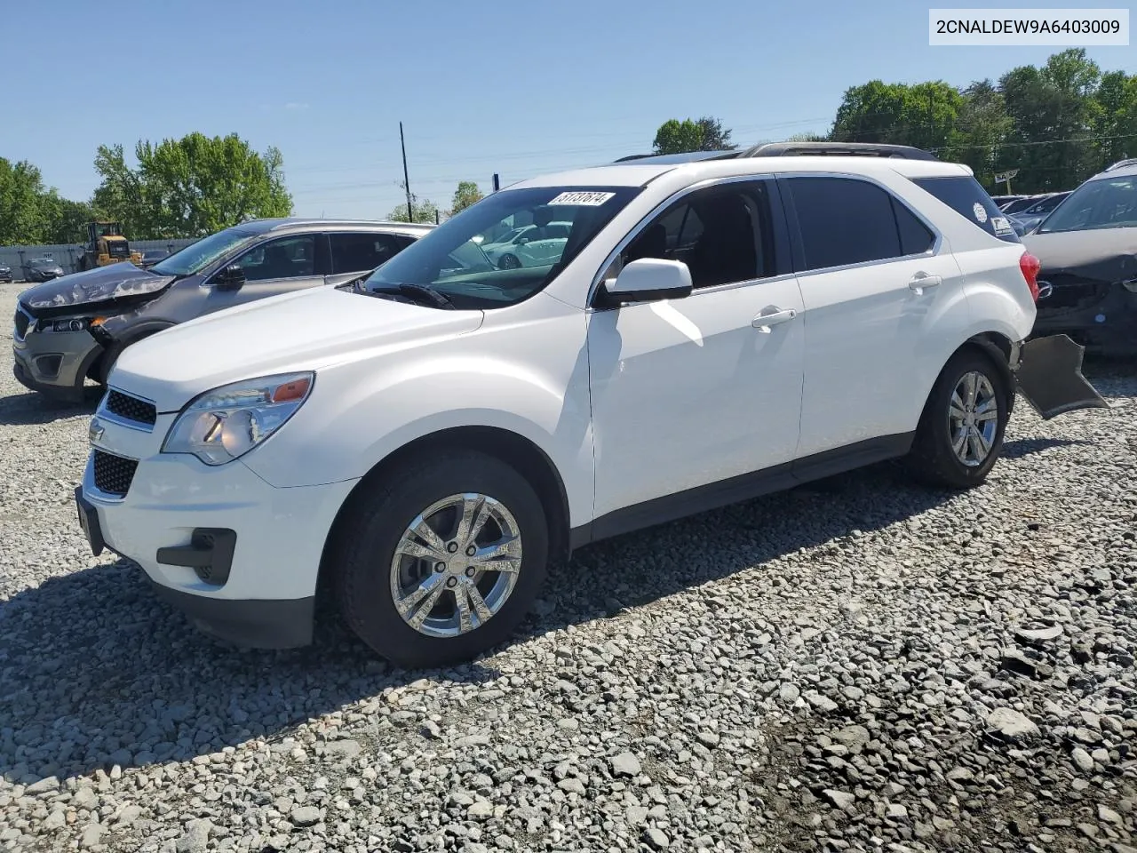 2CNALDEW9A6403009 2010 Chevrolet Equinox Lt